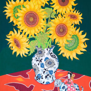 sunflowers (the world is big and I am small but I will conquer)