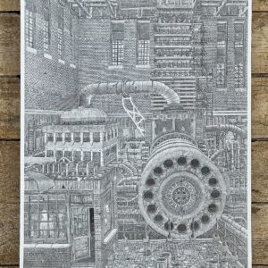 oud industriegebouw van binnen