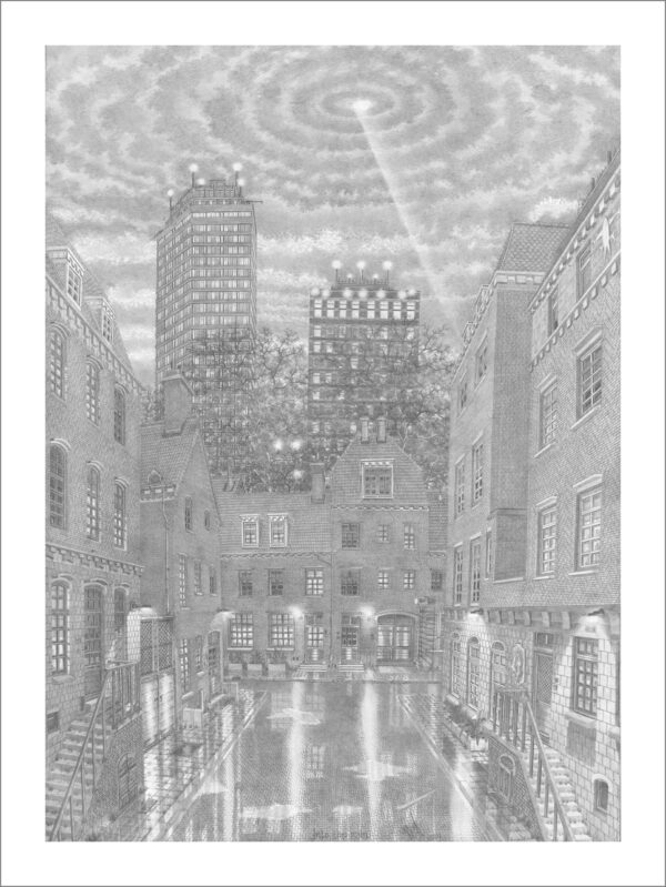 into the rain