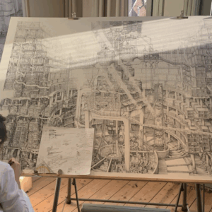 De machinerie van de volkshuisvesting